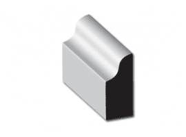 1/2 x 1 1/8" Colonial Shoe Mould