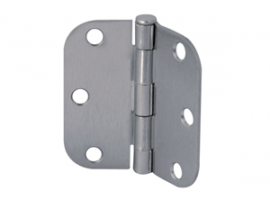 3"x3" 5/8 Radius Satin Nickel Hinges