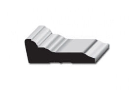 7/8 x 2 7/8" Tudor Step Backband Casing