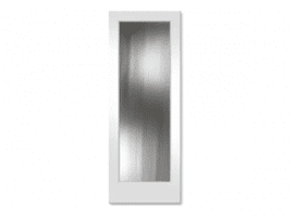 Primed French Doors - Narrow Reed (1/2")