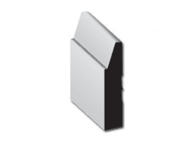3/8 x 1 3/8" Bevel Step Shoe Mould