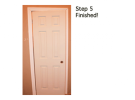Set Frame & Start nailing Frame & Door up in minutes STEP5