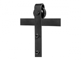 Black Barn Door Track