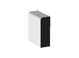 3/8 x 1 1/8" Flat Shoe Mould