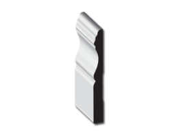 1/2 x 4 1/8" Colonial Baseboard