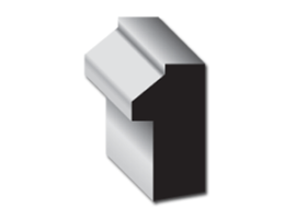 1/2" Bevel Step Backband