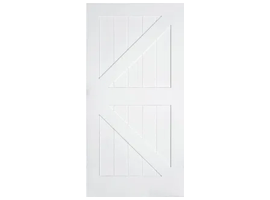 K Style Barn Door - Primed