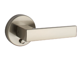 1948 Lever - Round Rosette - Satin Nickel