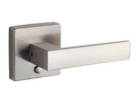 1948 Lever - Square Rosette - Satin Nickel