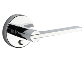 Arc Deco - Round Rosette - Polished Chrome