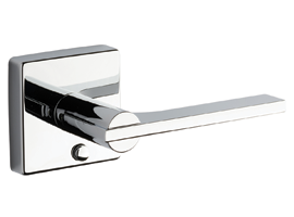 Arc Deco - Square Rosette - Polished Chrome