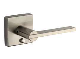 Arc Deco - Square Rosette - Satin Nickel