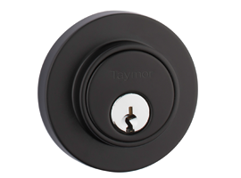 Round Deadbolt - Matt Black