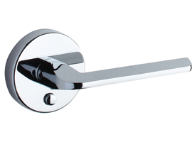 Slip Stream - Round Rosette - Polished Chrome