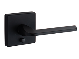 Slip Stream - Square Rosette - Matt Black