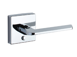 Slip Stream - Square Rosette - Polished Chrome