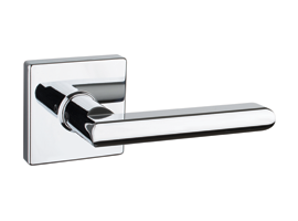 Vega Lever - Square Rosette Polished Chrome