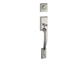 Ashford Grip Set - Satin Nickel