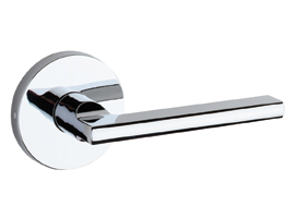 Pace Line Round Rosette - Polished Chrome