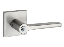Pace Line Square Rosette - Satin Nickel